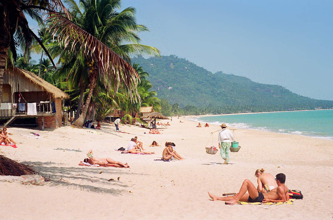 Lamai Beach på ön Koh Samui, 1992