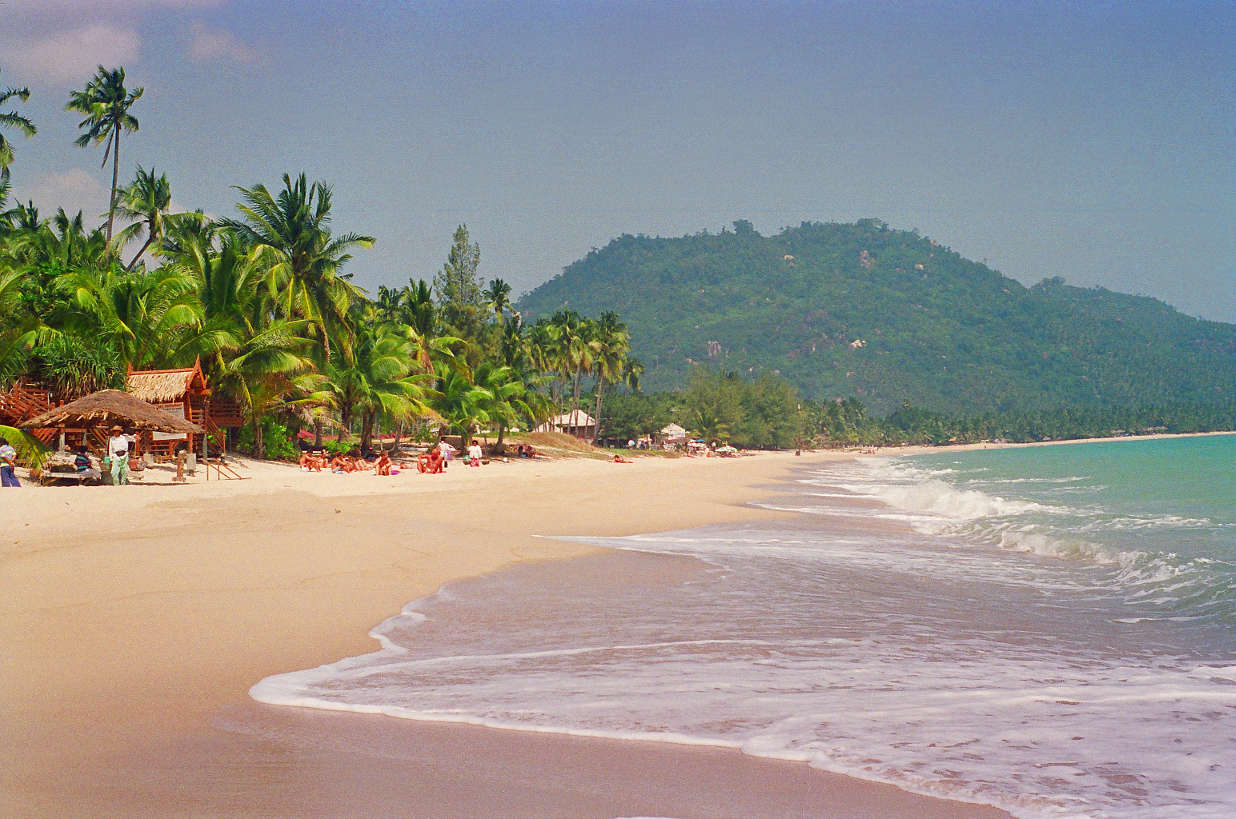 Lamai Beach on Koh Samui during the 1992 high season