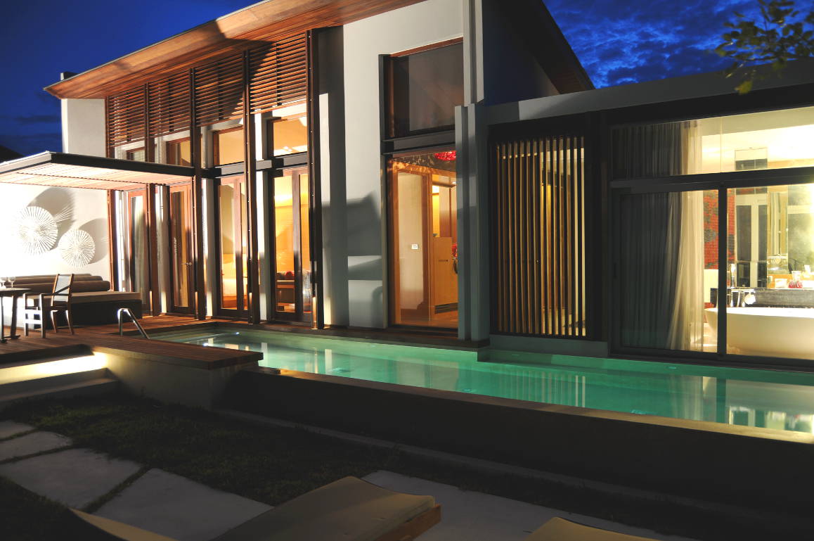 A villa at a luxury hotel on Samui