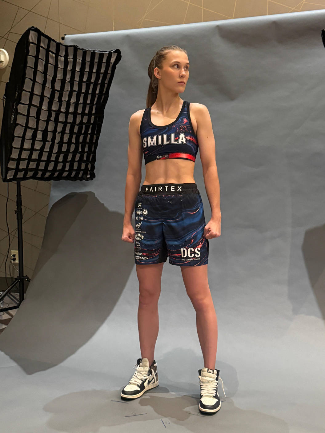 Smilla Sundell in the photo studio