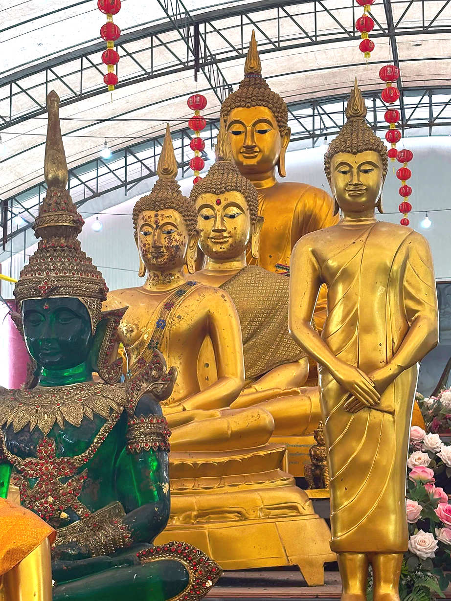 Buddha statues at Wat Chedi in Nakhon Si Thammarat