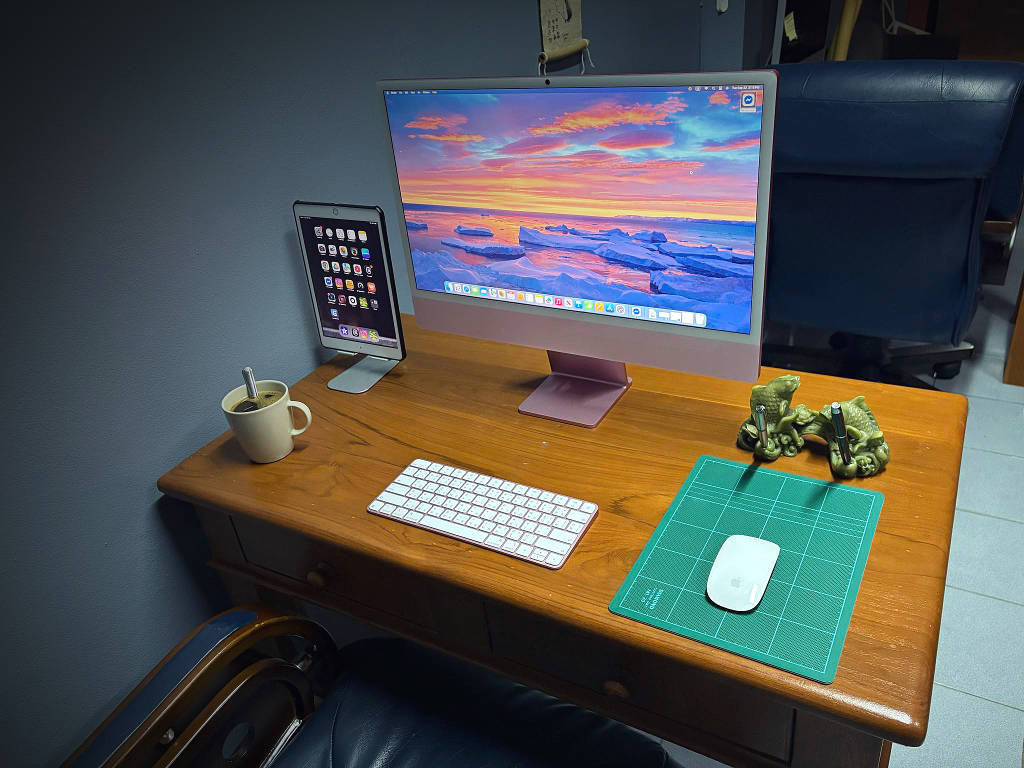 My desk in the office